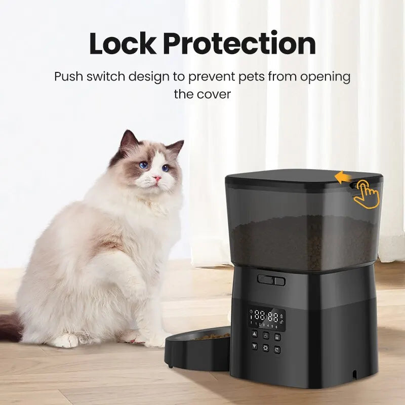 Automatic Pet Feeder Button Version Auto