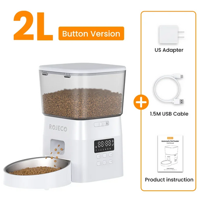 Automatic Pet Feeder Button Version Auto