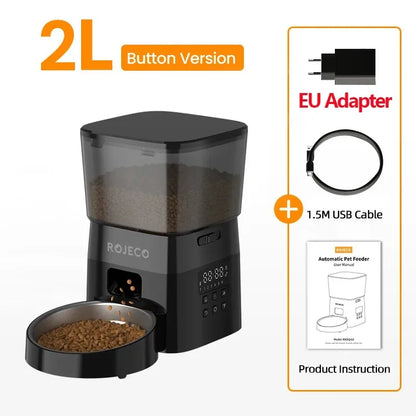 Automatic Pet Feeder Button Version Auto