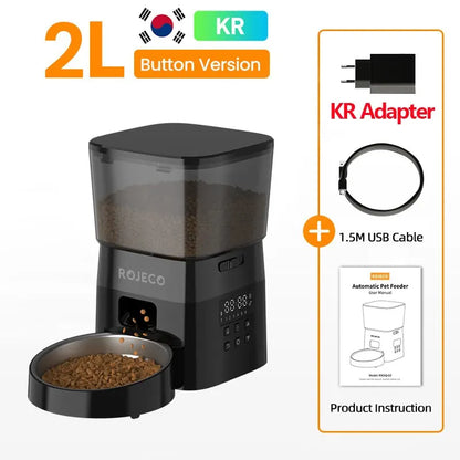 Automatic Pet Feeder Button Version Auto