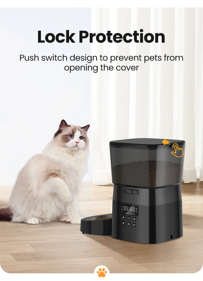 Automatic Pet Feeder Button Version Auto