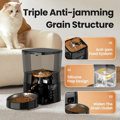 Automatic Pet Feeder Button Version Auto