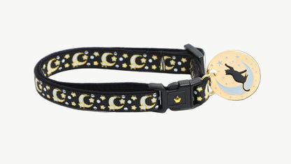Moon & Stars Glow Cat Collar