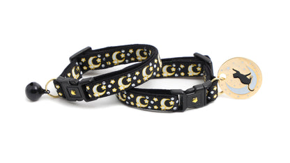 Moon & Stars Glow Cat Collar