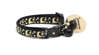 Moon & Stars Glow Cat Collar