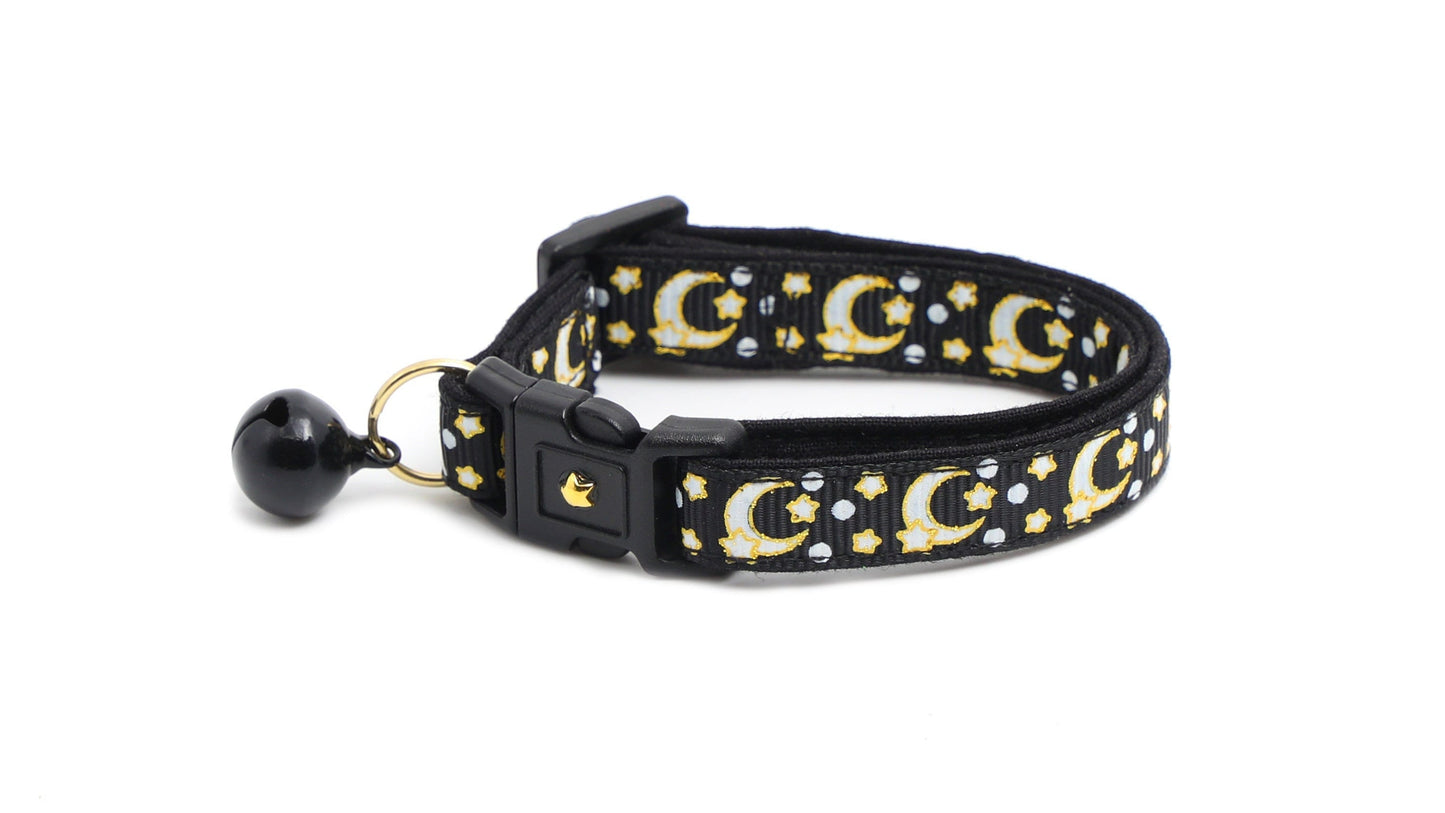 Moon & Stars Glow Cat Collar