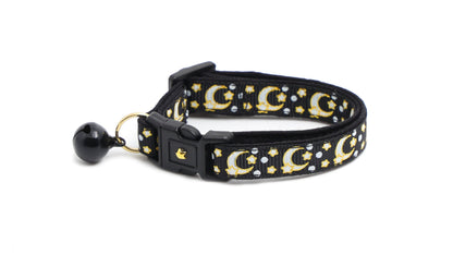 Moon & Stars Glow Cat Collar